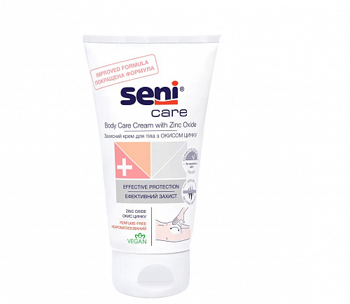 Защитный крем для тела Seni Care цинк (100 мл.)